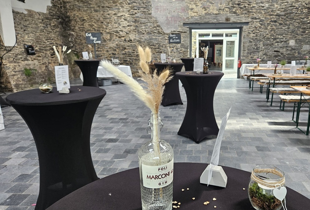 Stehtisch, Firmenfeier, Hochzeit, Garten, Partykönig, Baesweiler